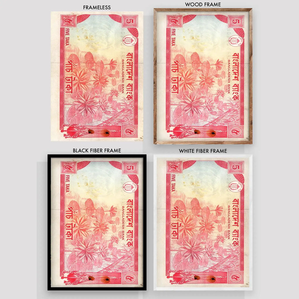 Old 5 Taka Note
