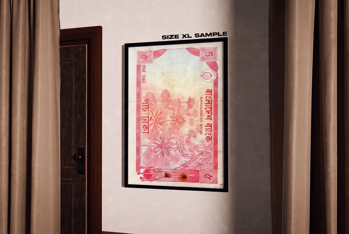 Old 5 Taka Note