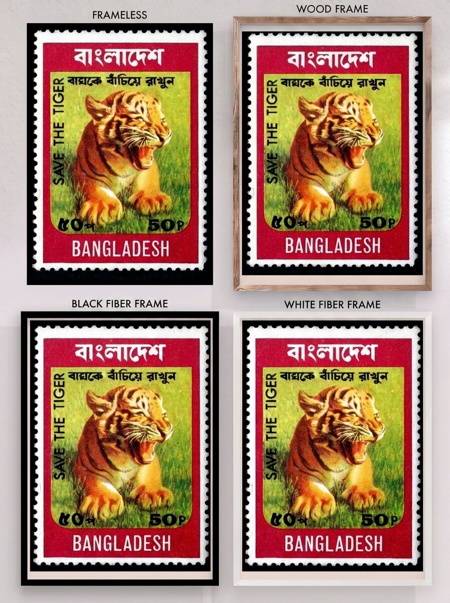Royal Bengal Cub (Stamp post)