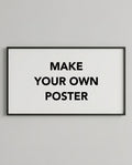 Make Your Own Custom poster (Landscape/ Panoramic Frame)