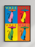 Vogue Kitty (Warhol style)