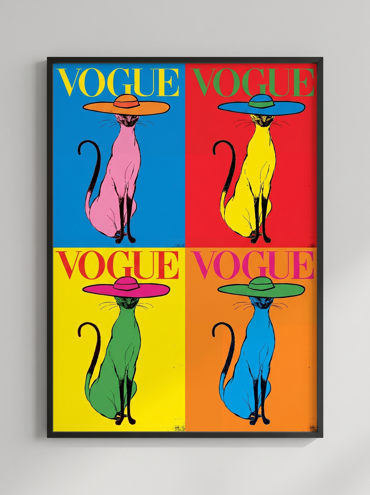Vogue Kitty (Warhol style)