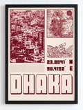 Dhaka Map (Red)