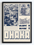 Dhaka Map (Blue)
